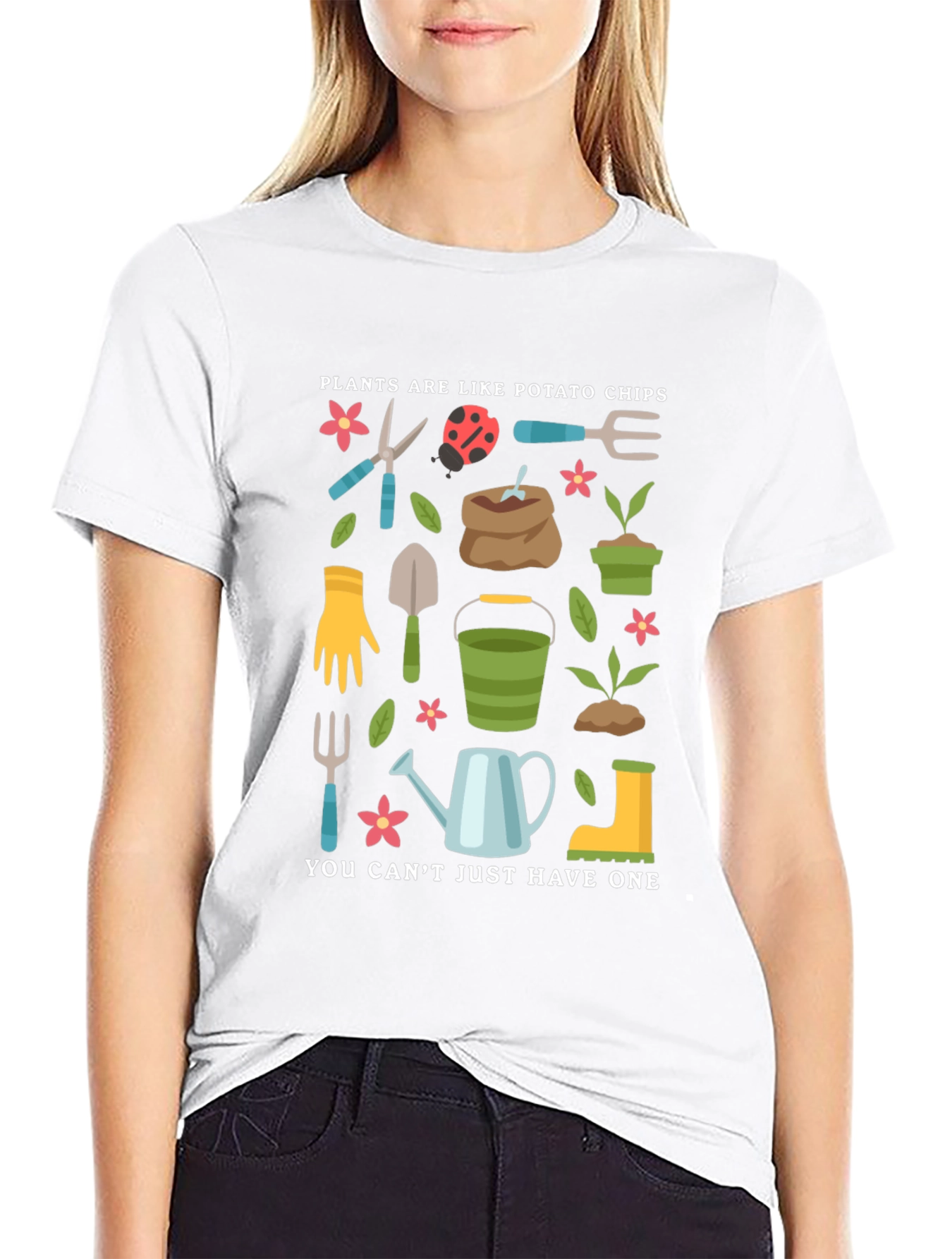 Gardening Lovers T-Shirt: Plants Are Like Potato Chips