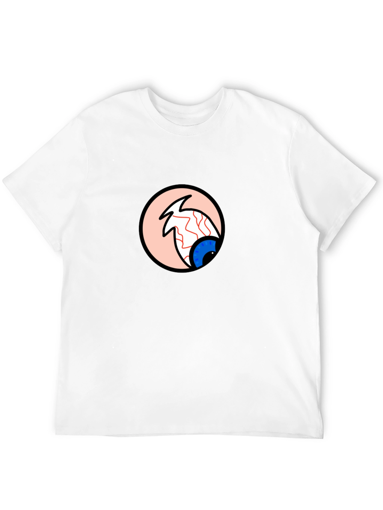 Eye Graphic Tee - Unique Cartoon Eye Design T-Shirt