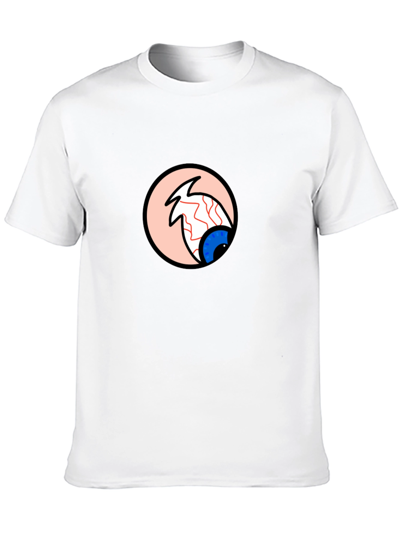 Eye Graphic Tee - Unique Cartoon Eye Design T-Shirt