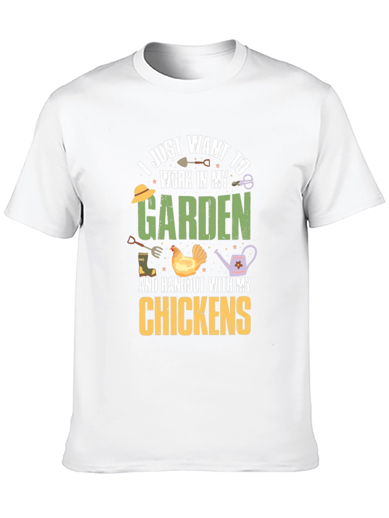 Gardening and Chicken Lover T-Shirt