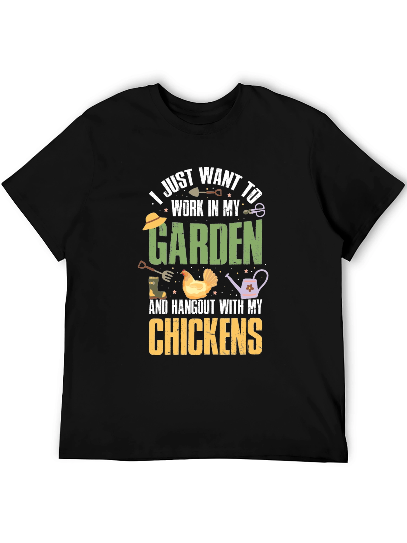 Gardening and Chicken Lover T-Shirt