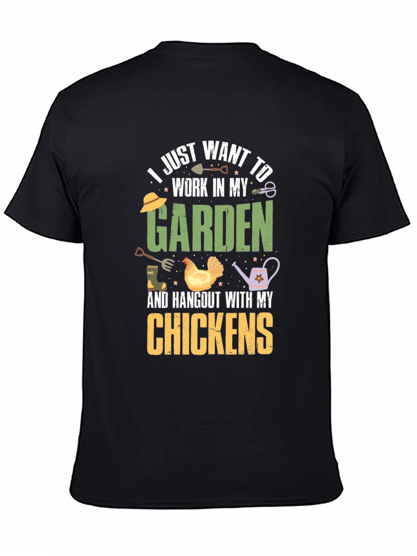 Gardening and Chicken Lover T-Shirt