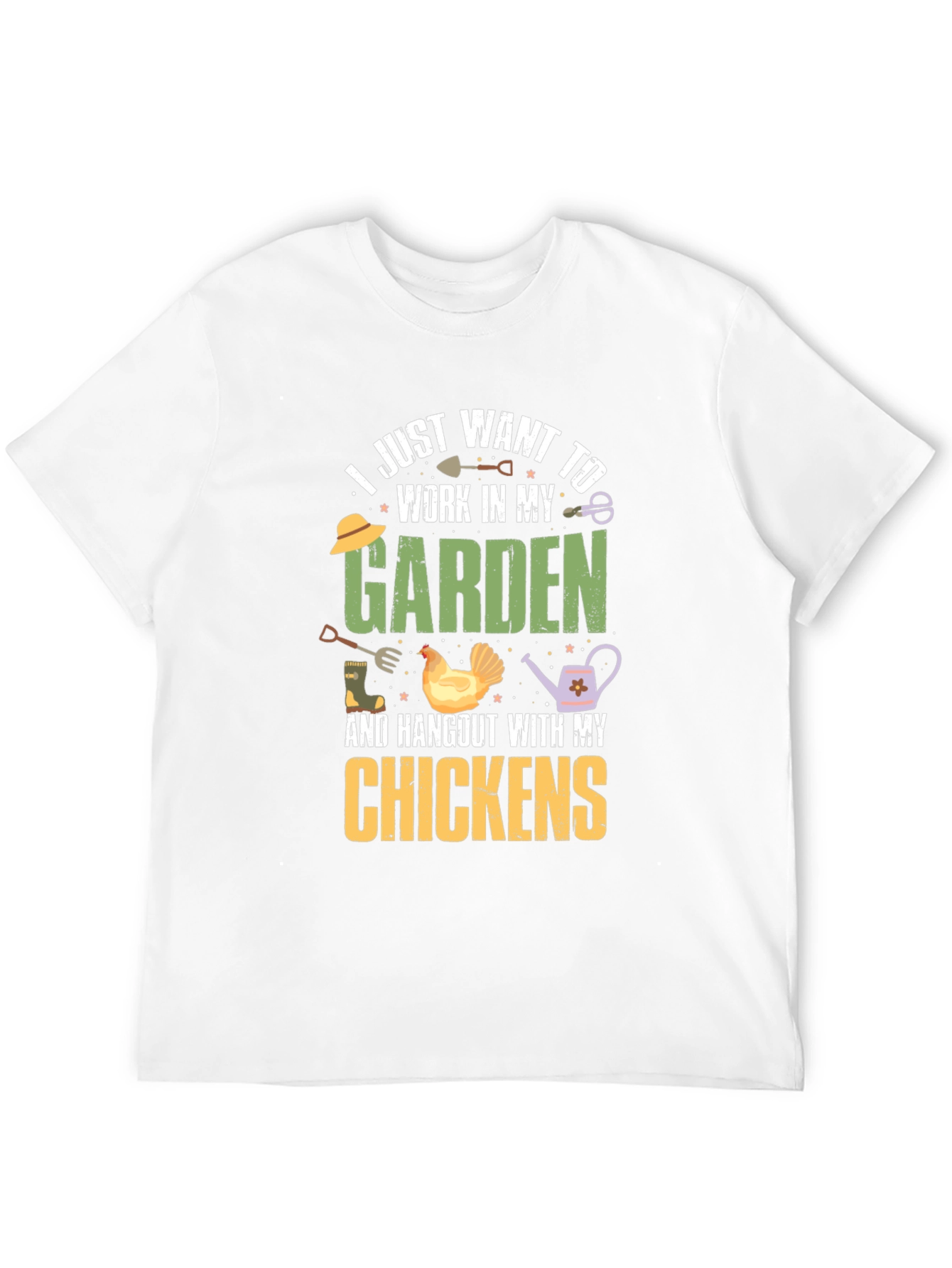 Gardening and Chicken Lover T-Shirt