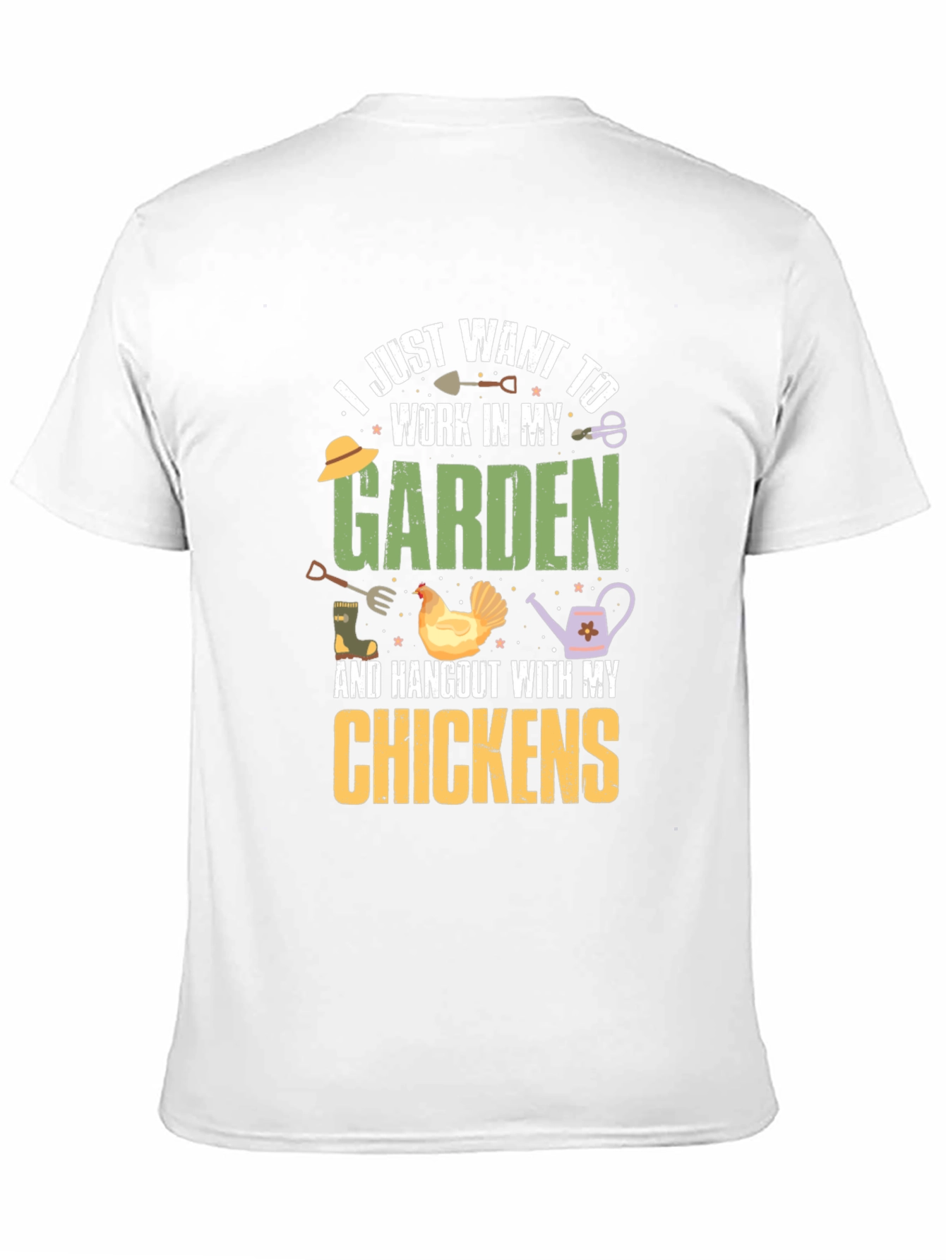 Gardening and Chicken Lover T-Shirt