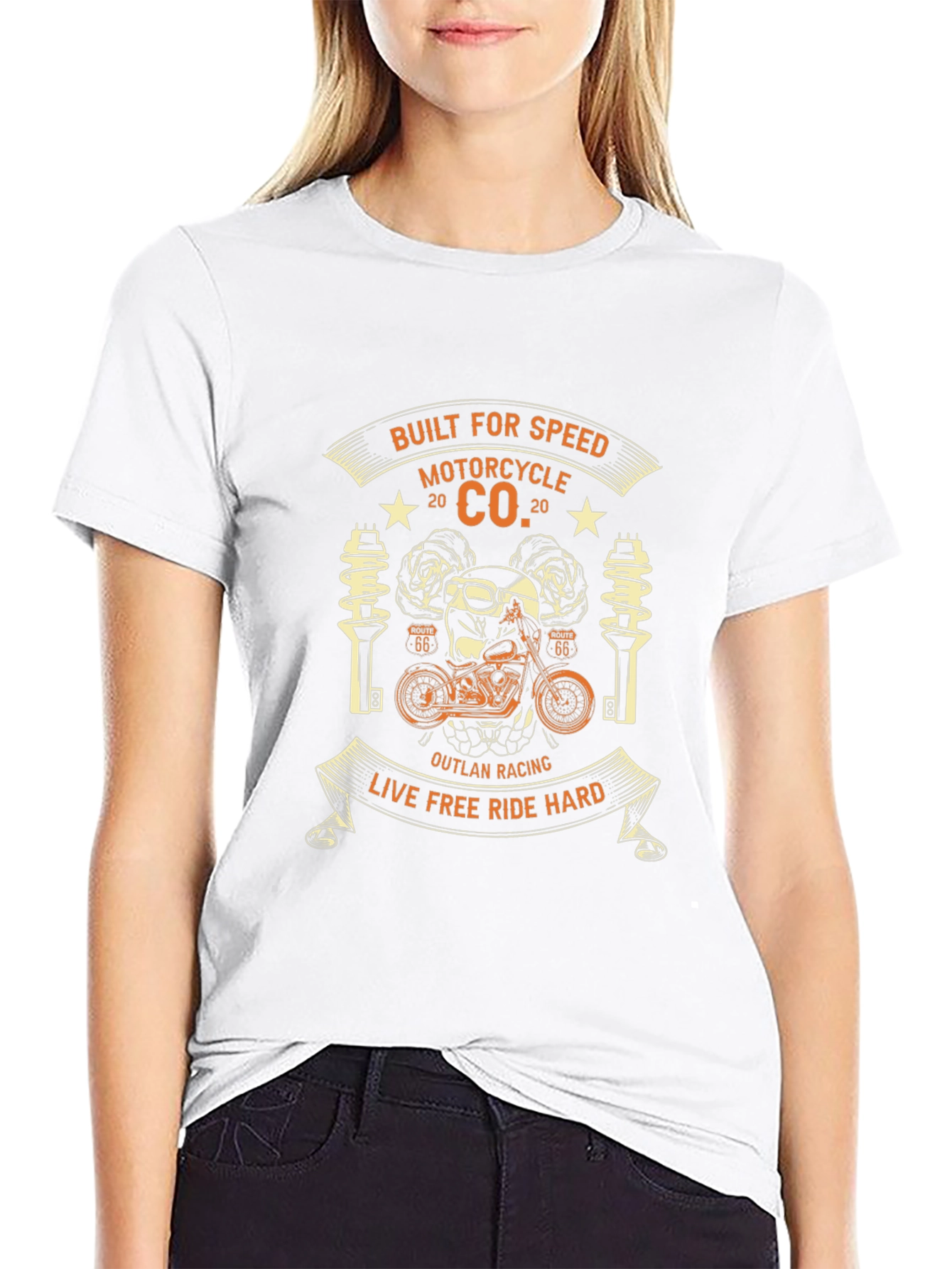 Built for Speed Motorcycle Graphic T-Shirt