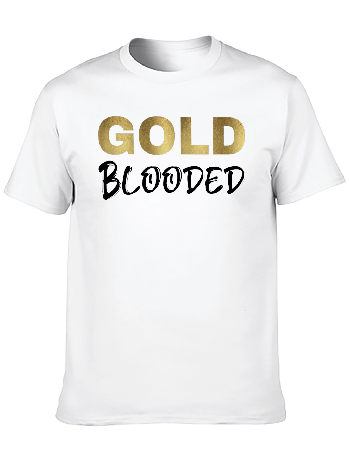 Gold Blooded T-Shirt - Stylish Graphic Tee