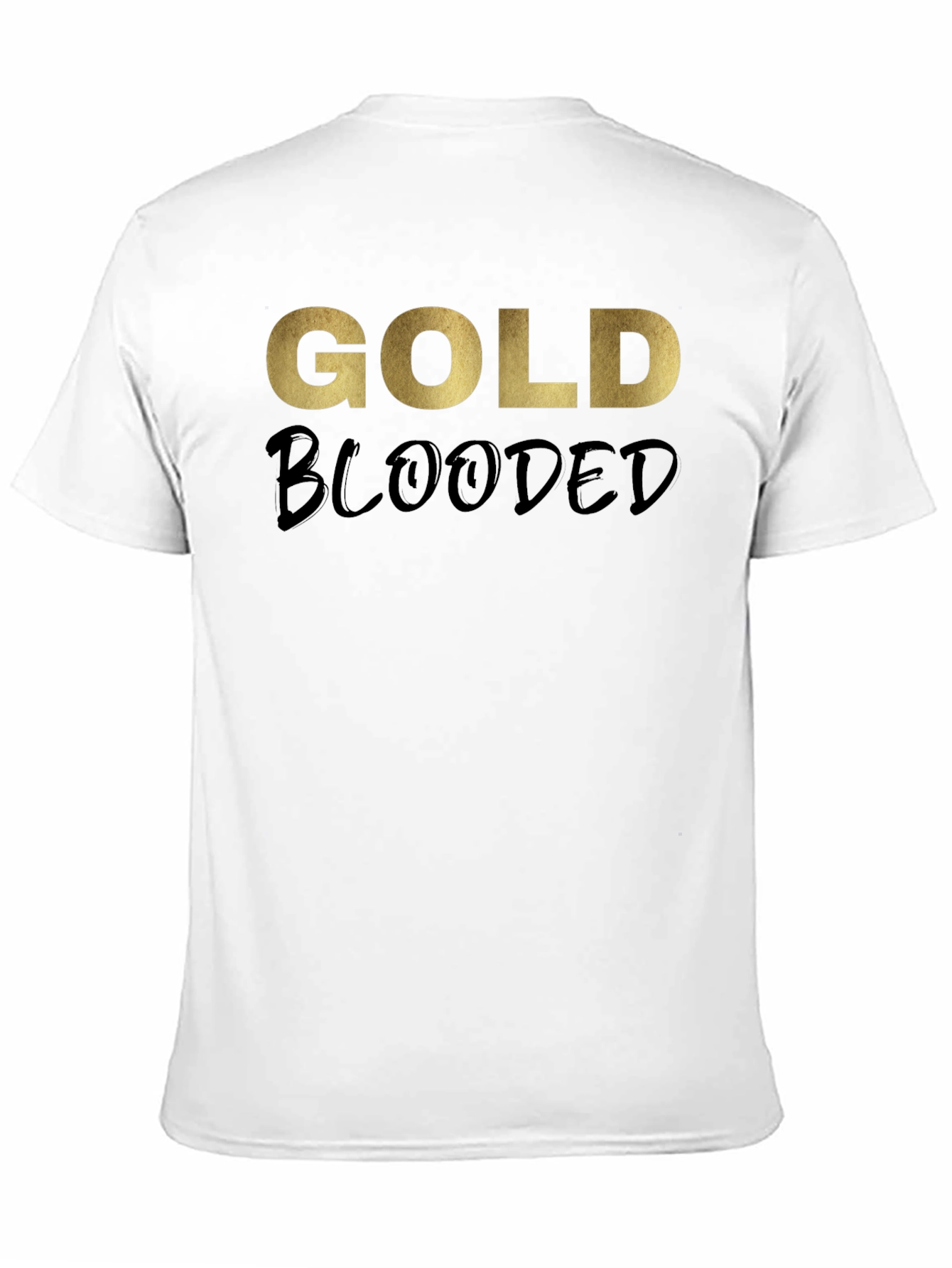 Gold Blooded T-Shirt - Stylish Graphic Tee