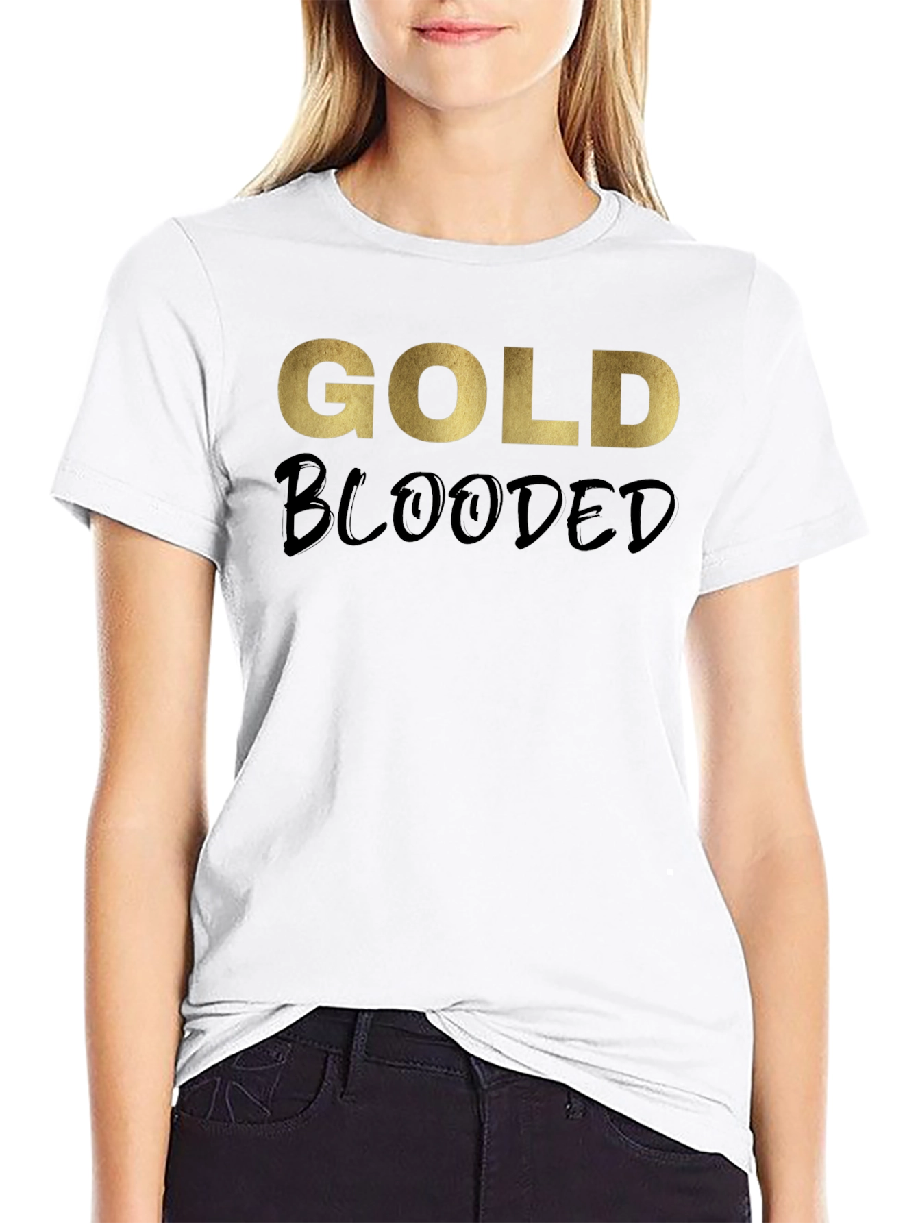 Gold Blooded T-Shirt - Stylish Graphic Tee