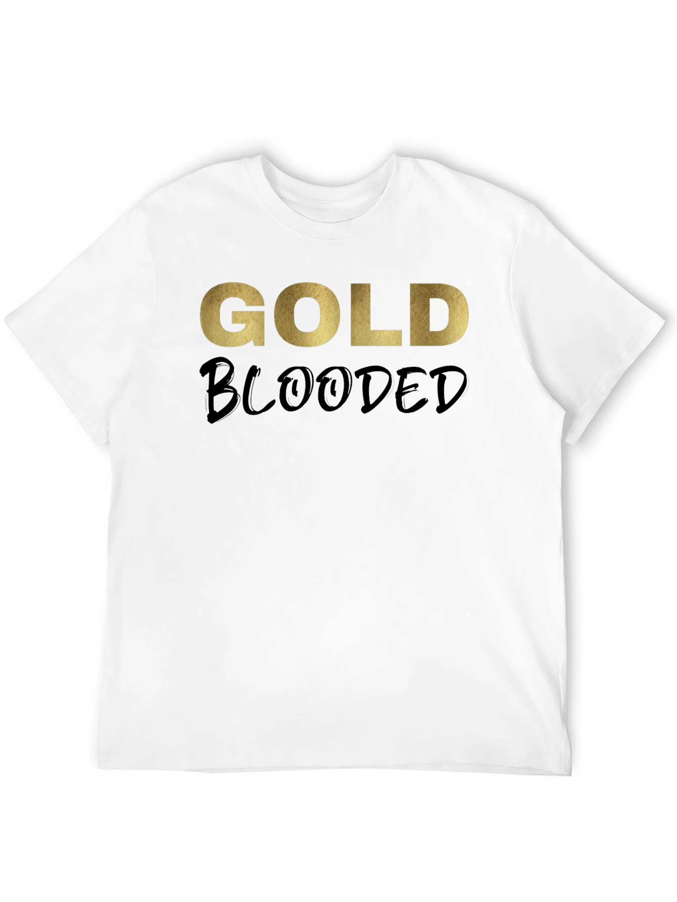 Gold Blooded T-Shirt - Stylish Graphic Tee