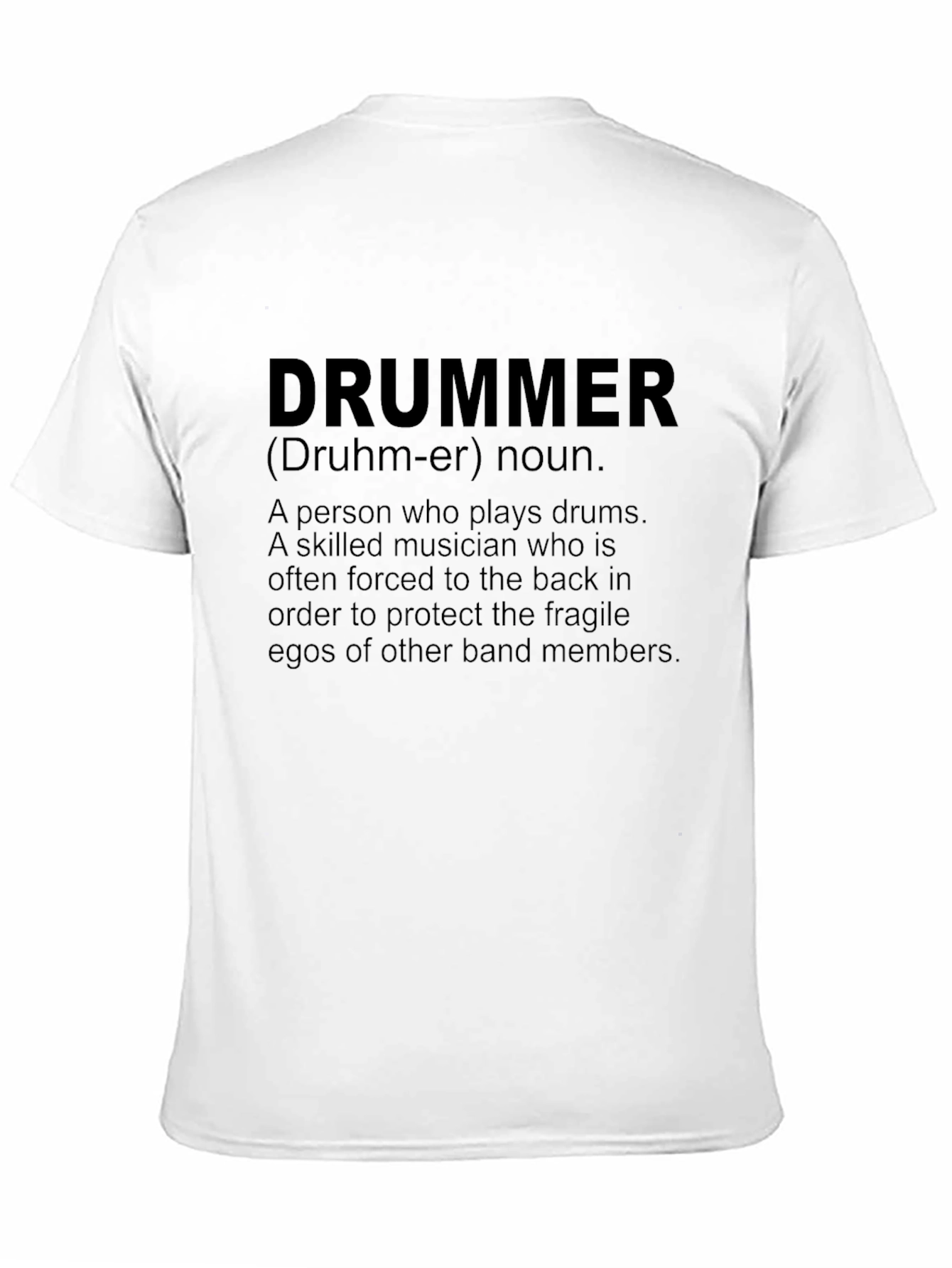 Drummer Definition T-Shirt - Musician Humor Tee