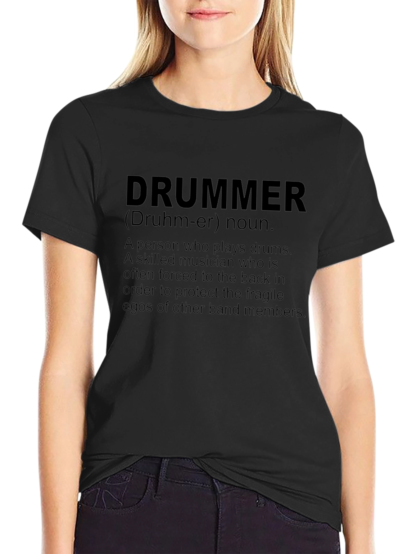 Drummer Definition T-Shirt - Musician Humor Tee