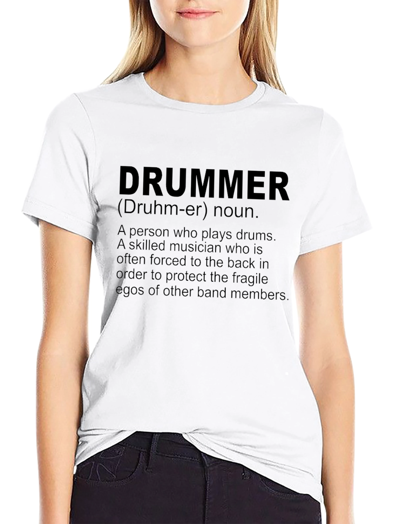 Drummer Definition T-Shirt - Musician Humor Tee