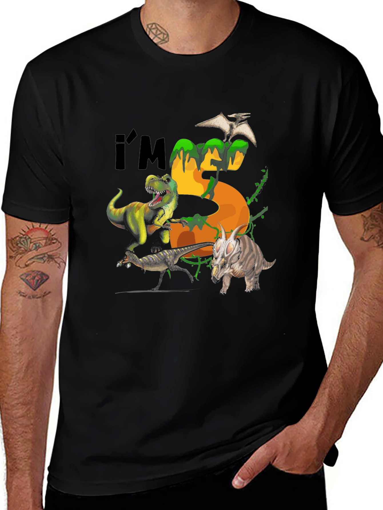 Dinosaur 5th Birthday T-Shirt