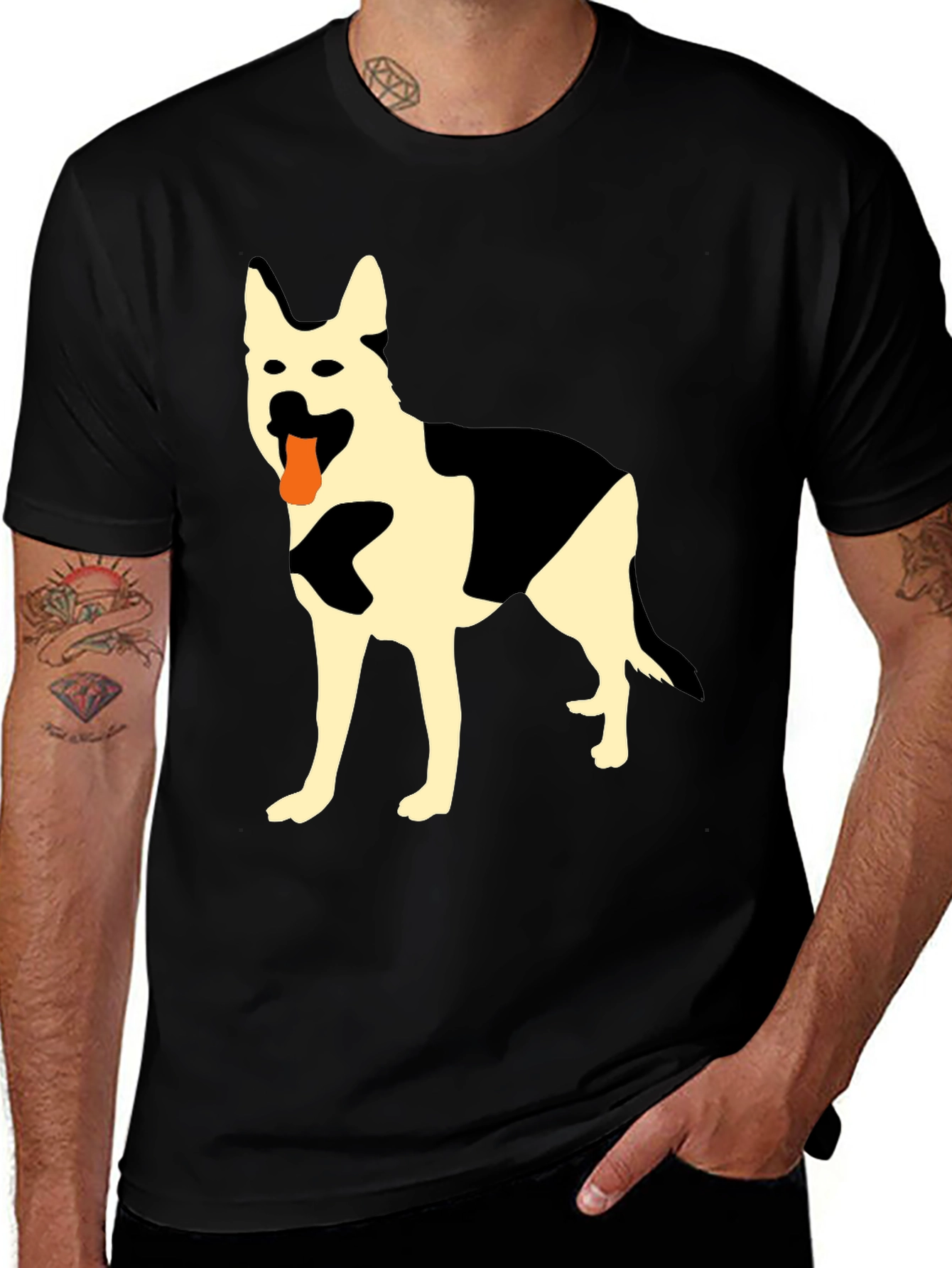 German Shepherd Graphic Tee - Dog Lover Apparel