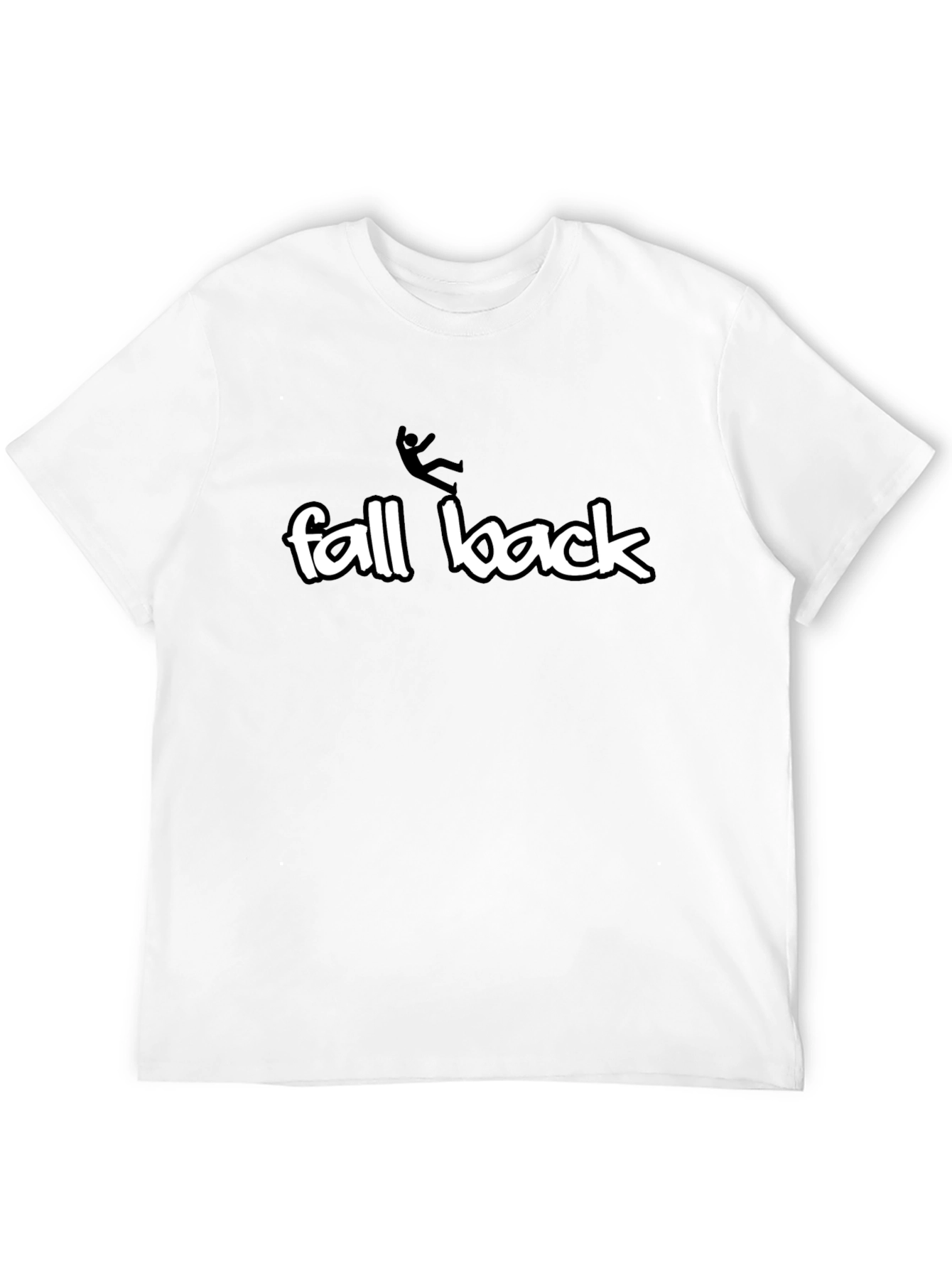 Fall Back T-Shirt - Funny Graphic Tee