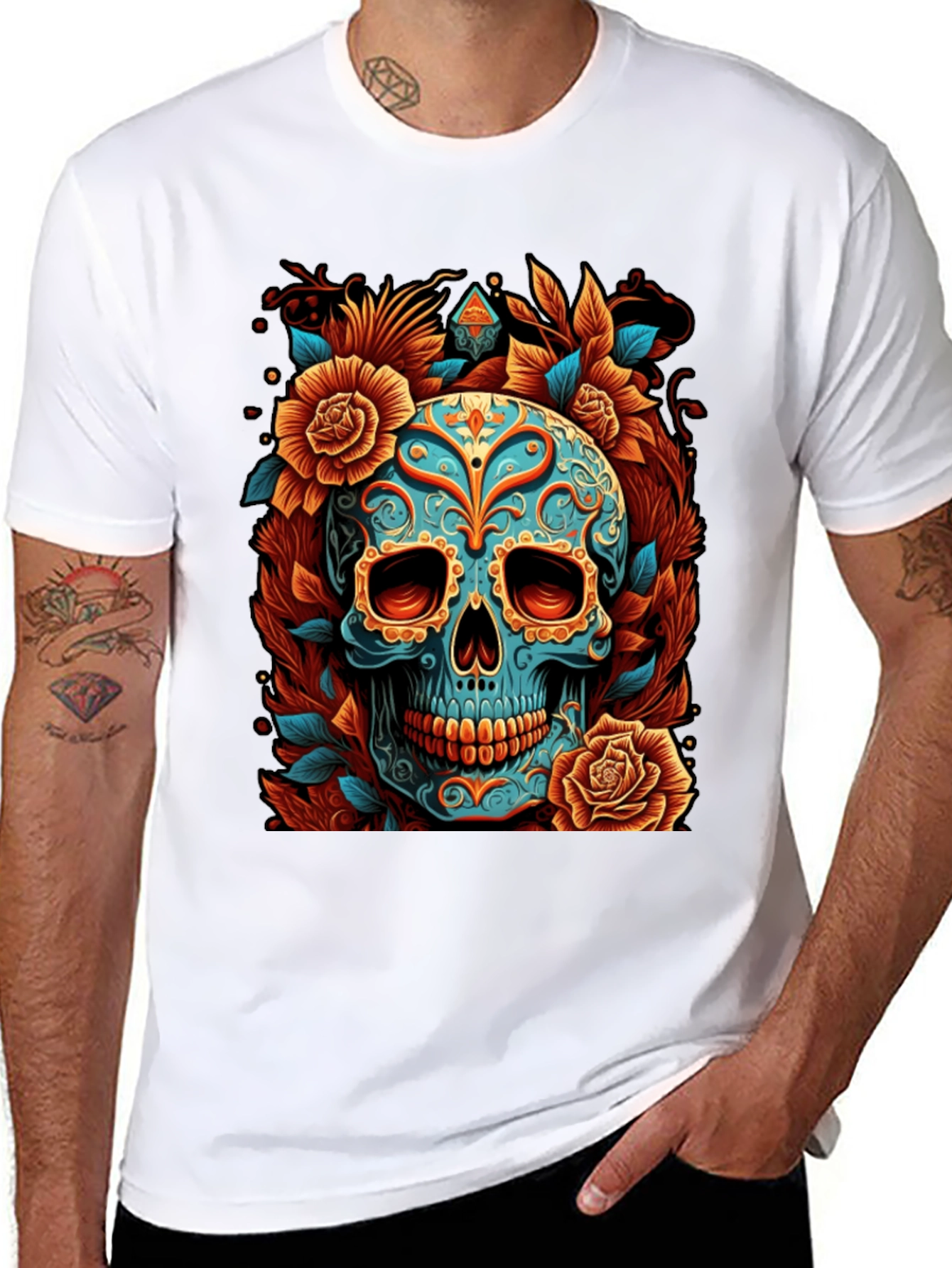 Sugar Skull Graphic Tee
