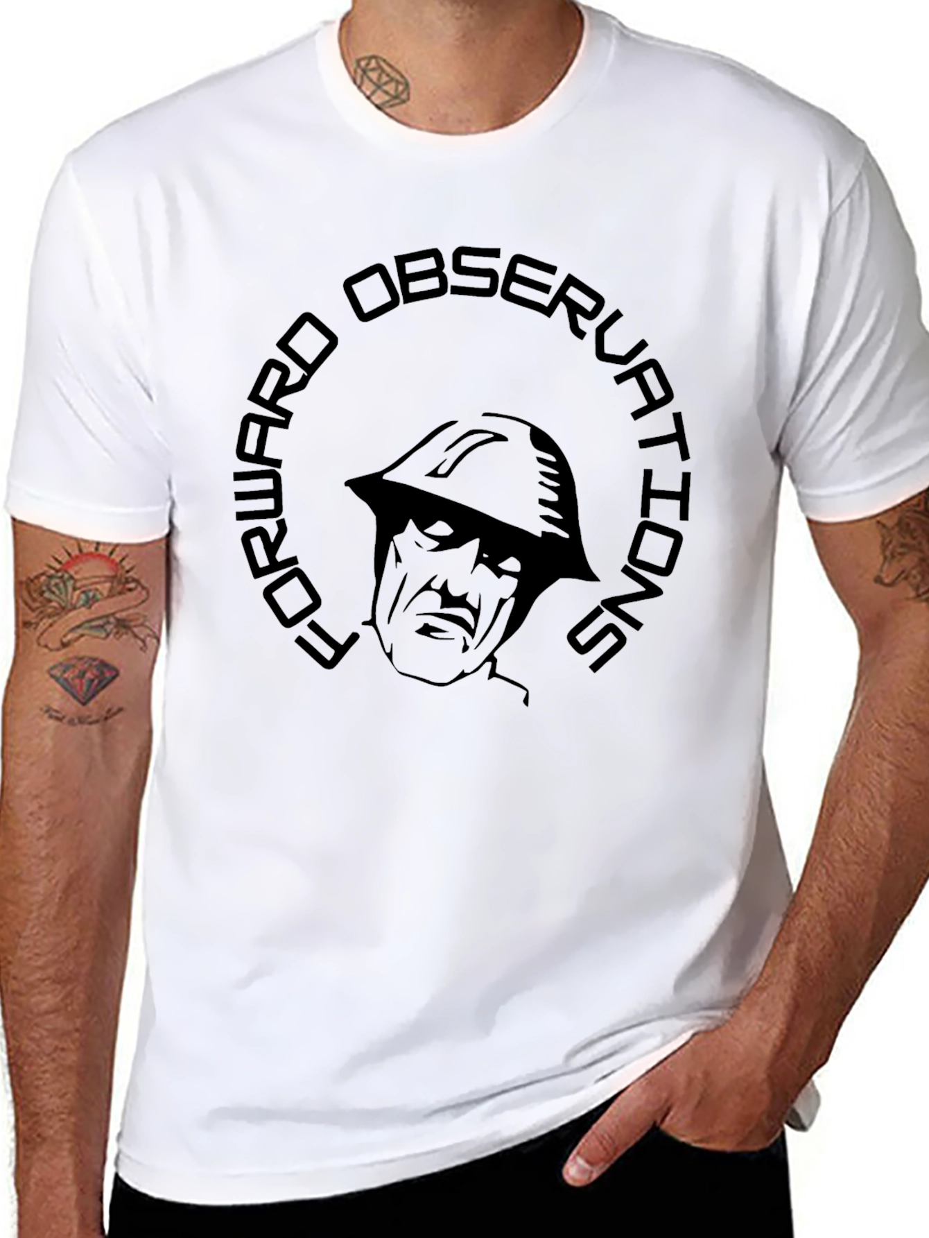 Forward Observations T-Shirt - Black Graphic Tee