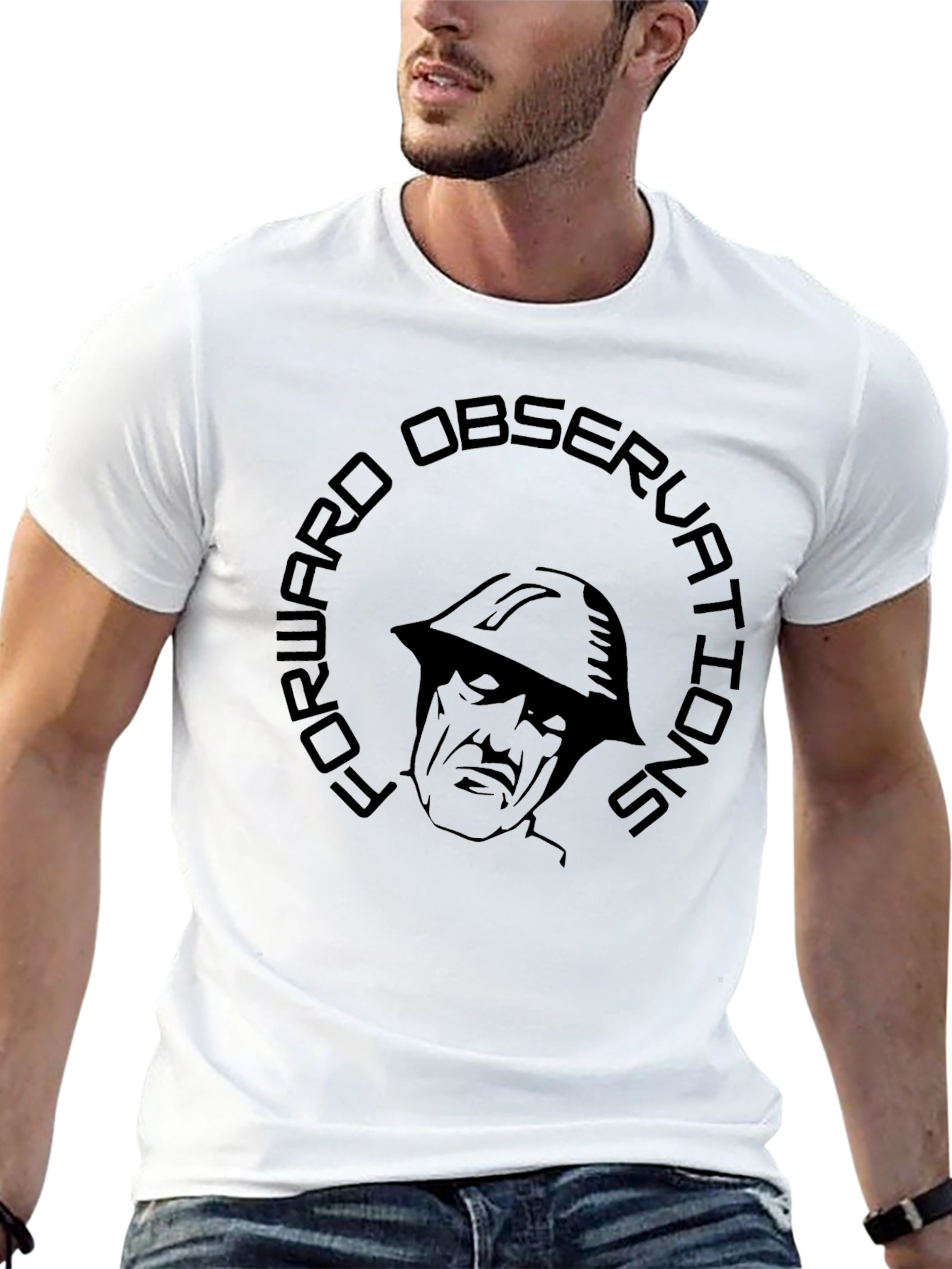 Forward Observations T-Shirt - Black Graphic Tee