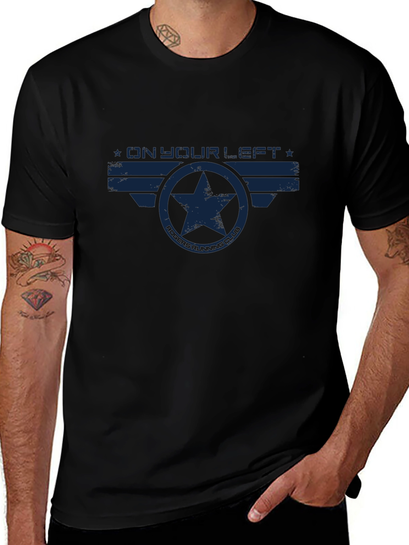 On Your Left Running Club Graphic T-Shirt