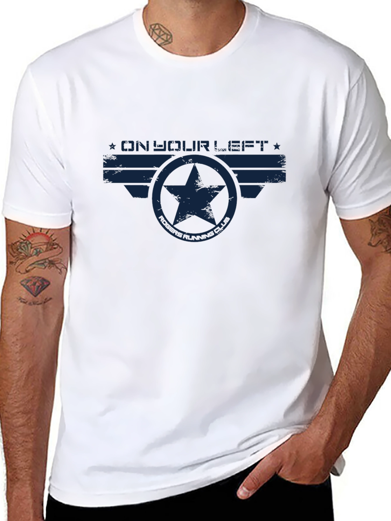 On Your Left Running Club Graphic T-Shirt