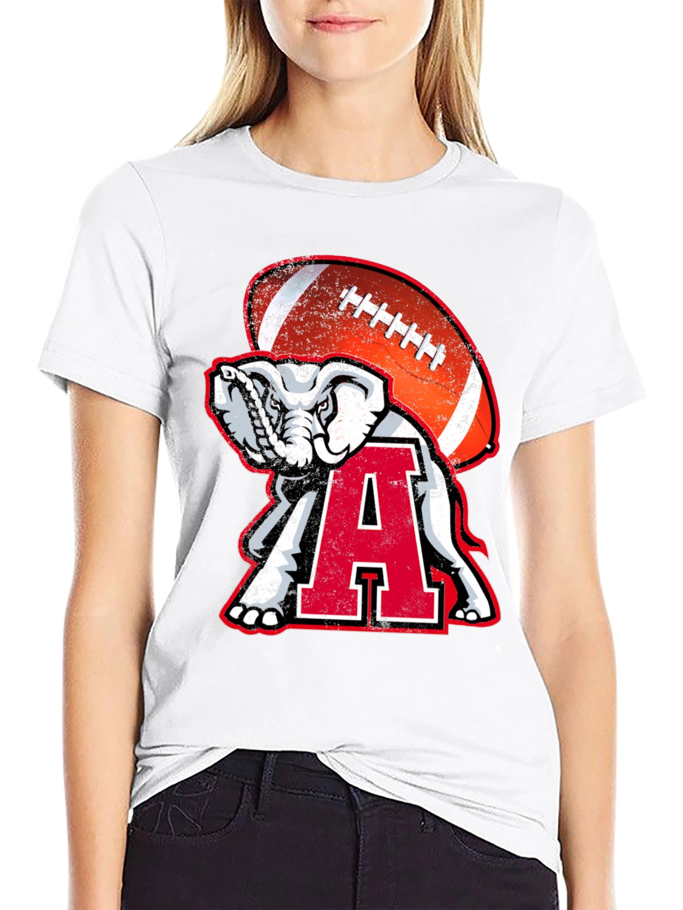 Alabama Elephant Football T-Shirt