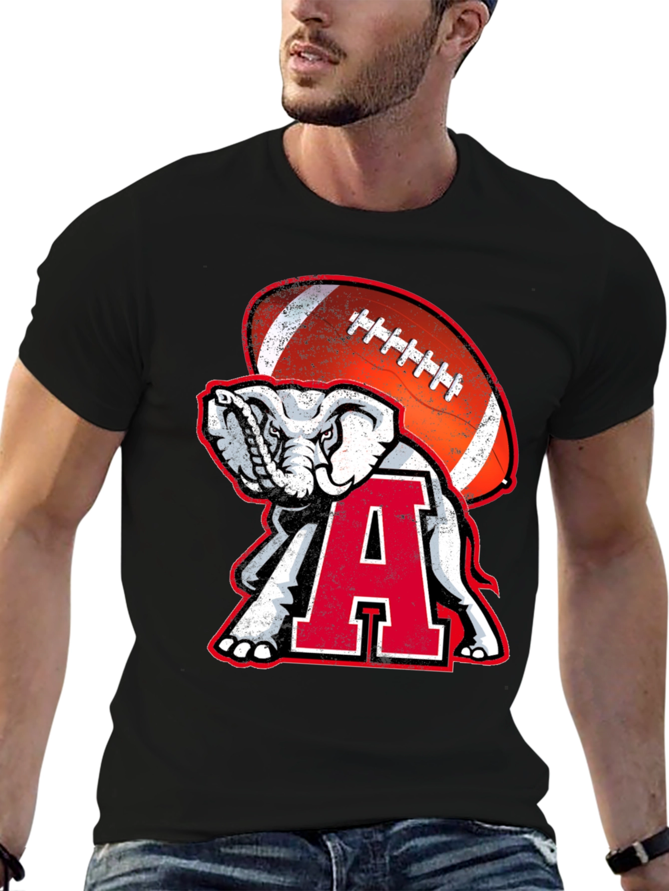 Alabama Elephant Football T-Shirt