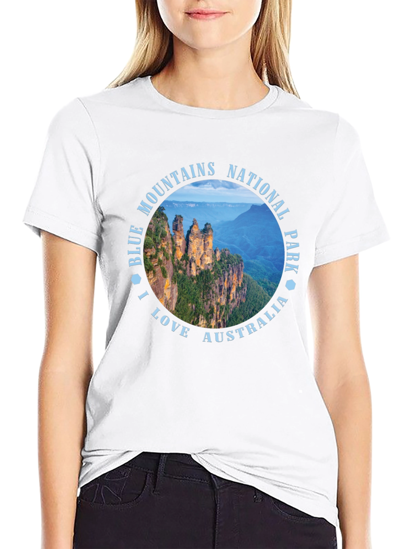 Blue Mountains National Park Tee - Australia Souvenir