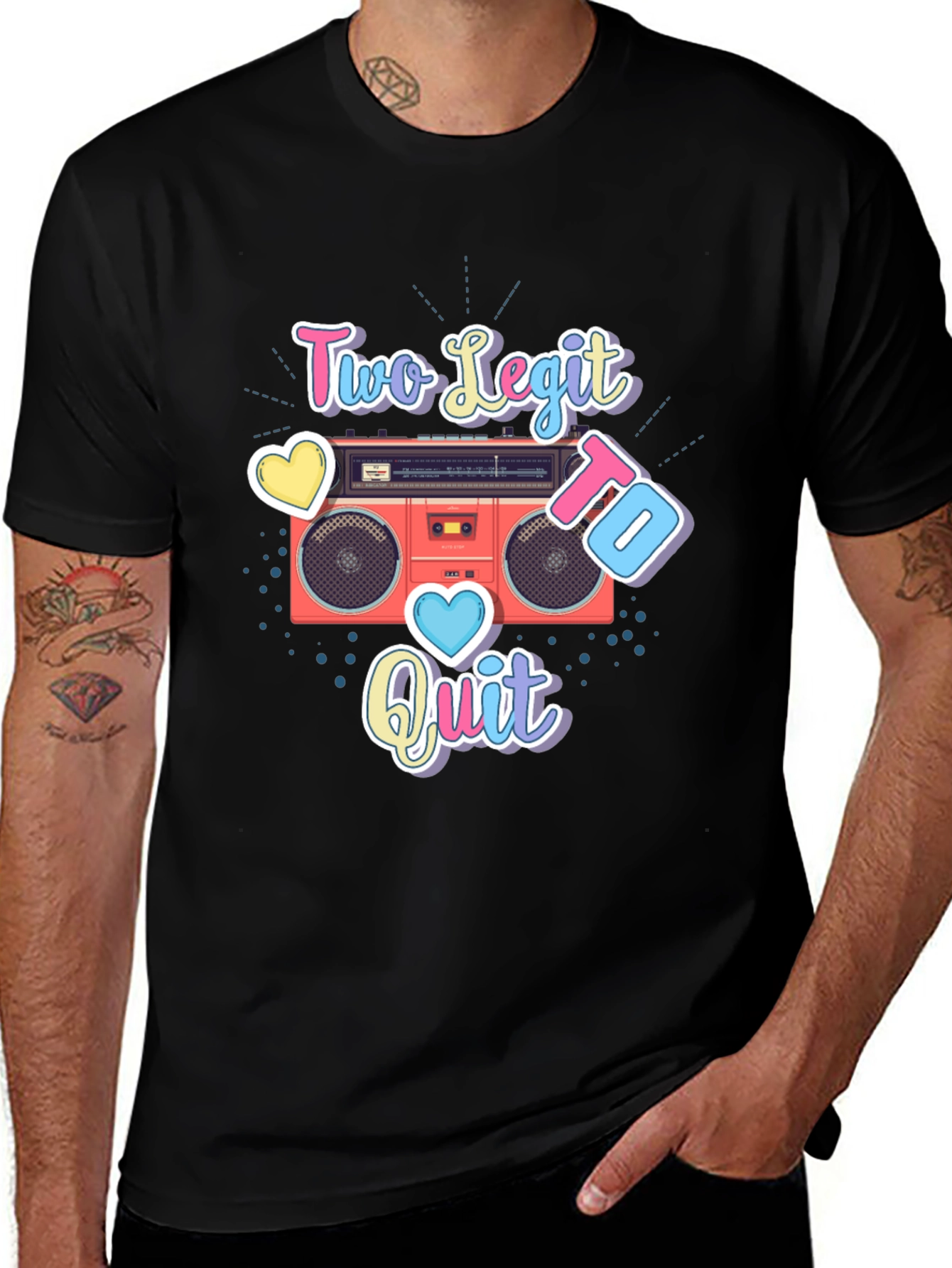 Two Legit To Quit Graphic Tee