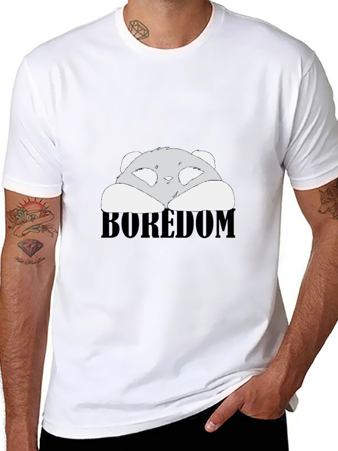 Boredom Panda Black T-Shirt