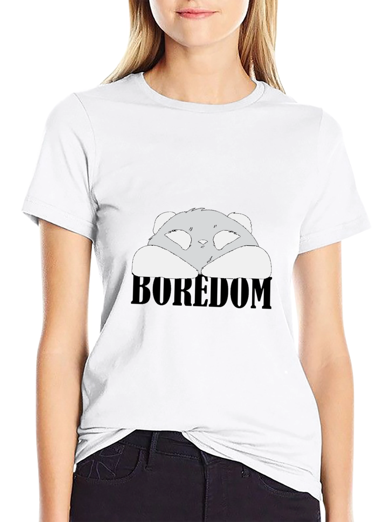 Boredom Panda Black T-Shirt