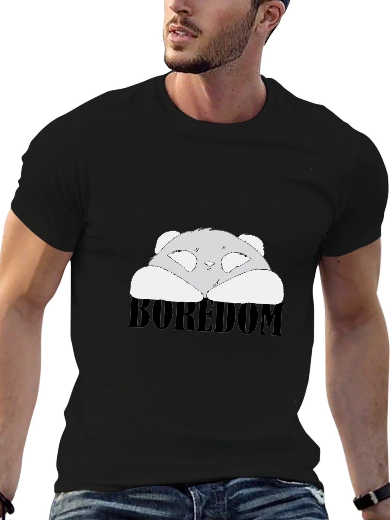 Boredom Panda Black T-Shirt