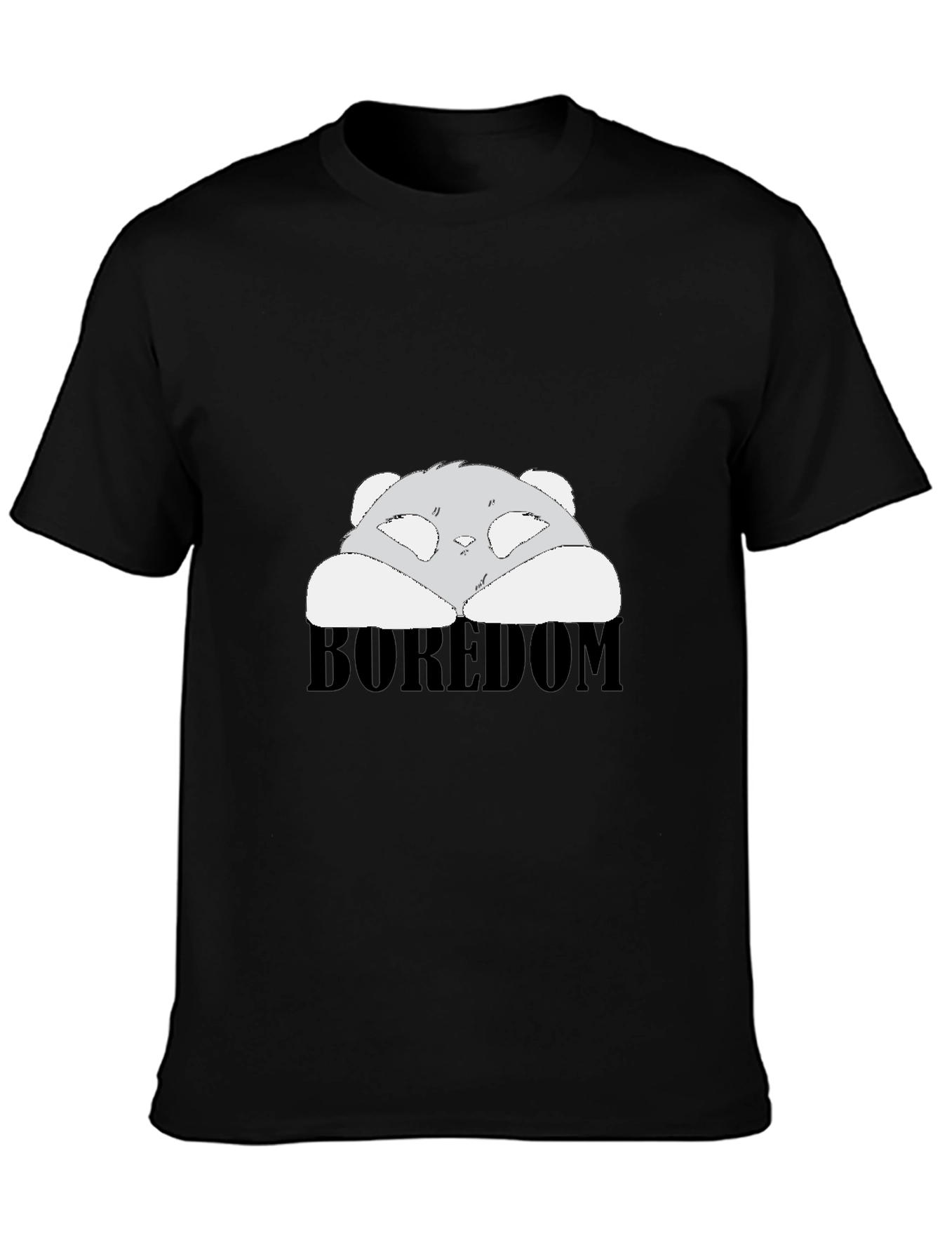 Boredom Panda Black T-Shirt
