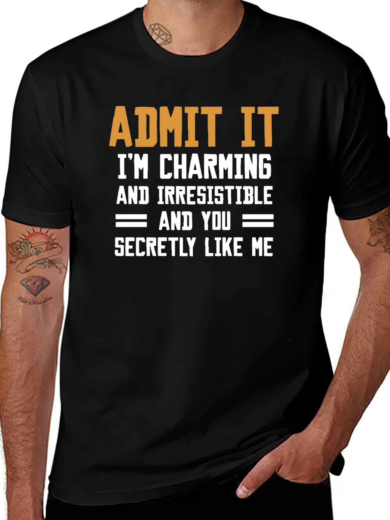 Charming & Irresistible Novelty Graphic T-Shirt