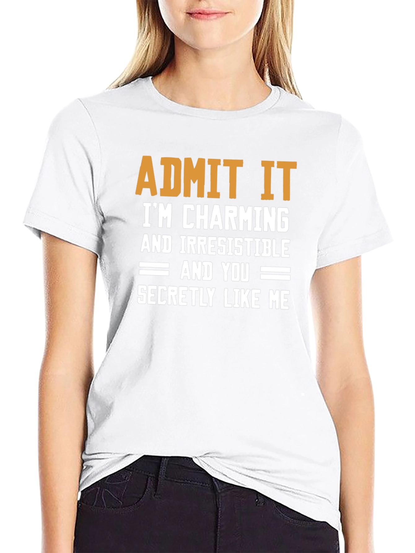 Charming & Irresistible Novelty Graphic T-Shirt