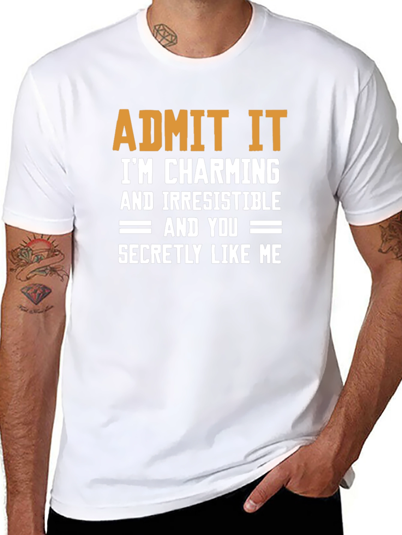 Charming & Irresistible Novelty Graphic T-Shirt