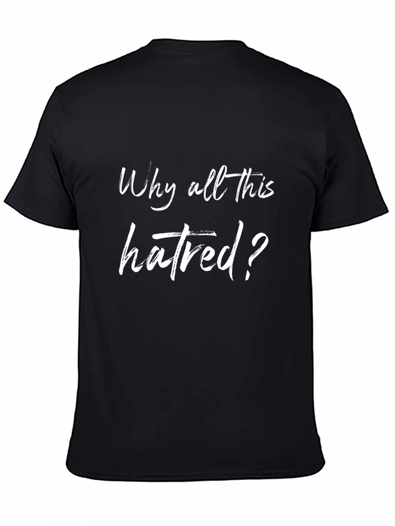 Why All This Hatred? Graphic Tee - Black