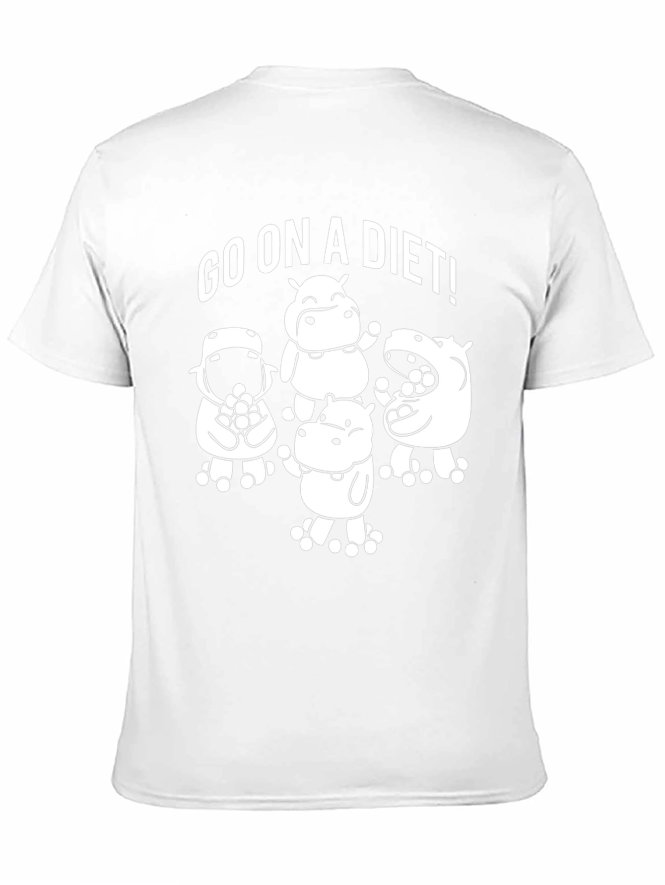 Go On a Diet Hippo Graphic Tee