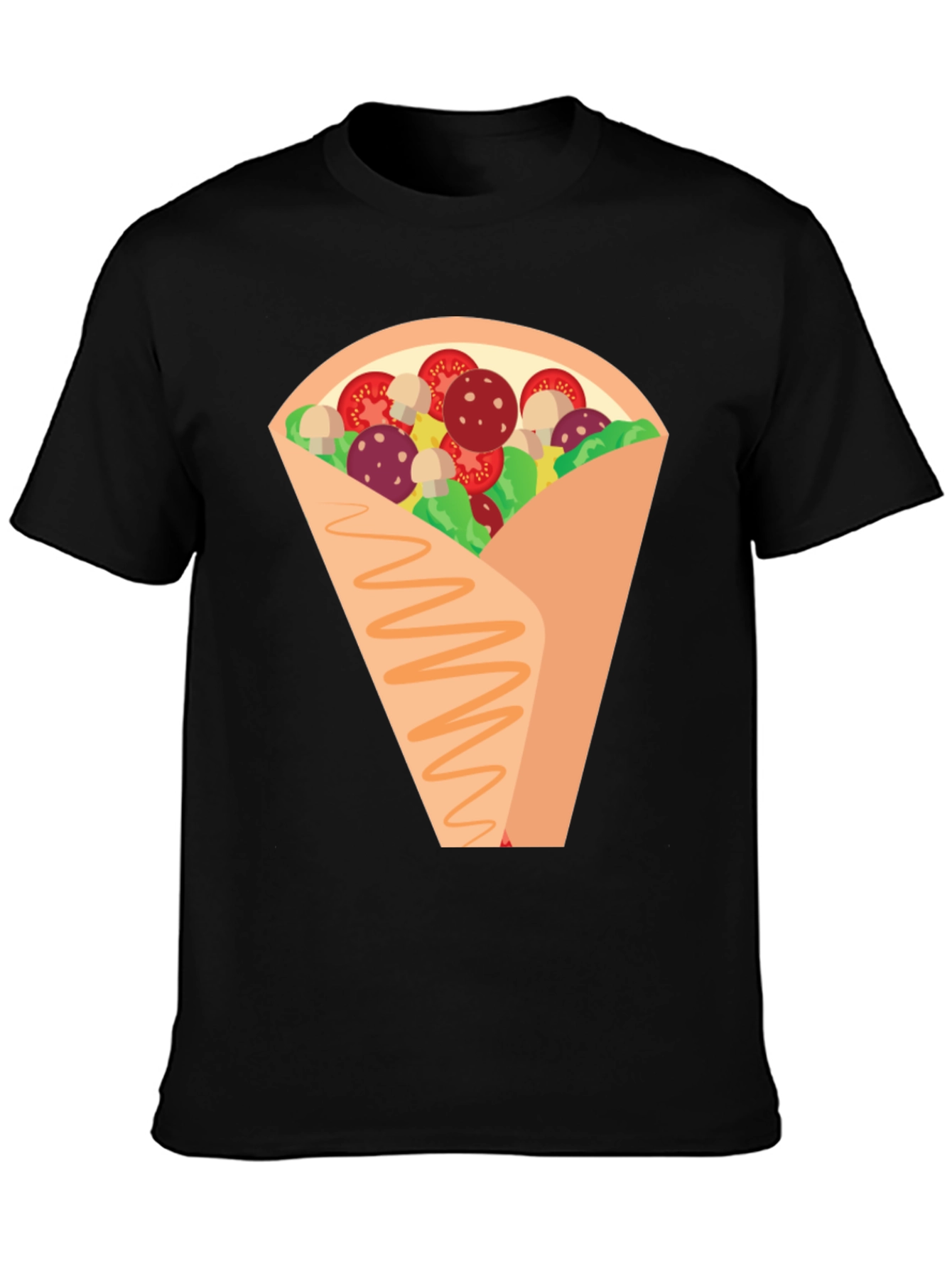 Novelty Crepe Graphic T-Shirt