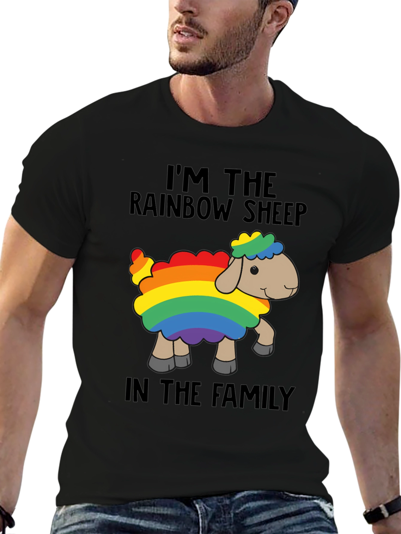 Rainbow Sheep T-Shirt - Pride Family Tee