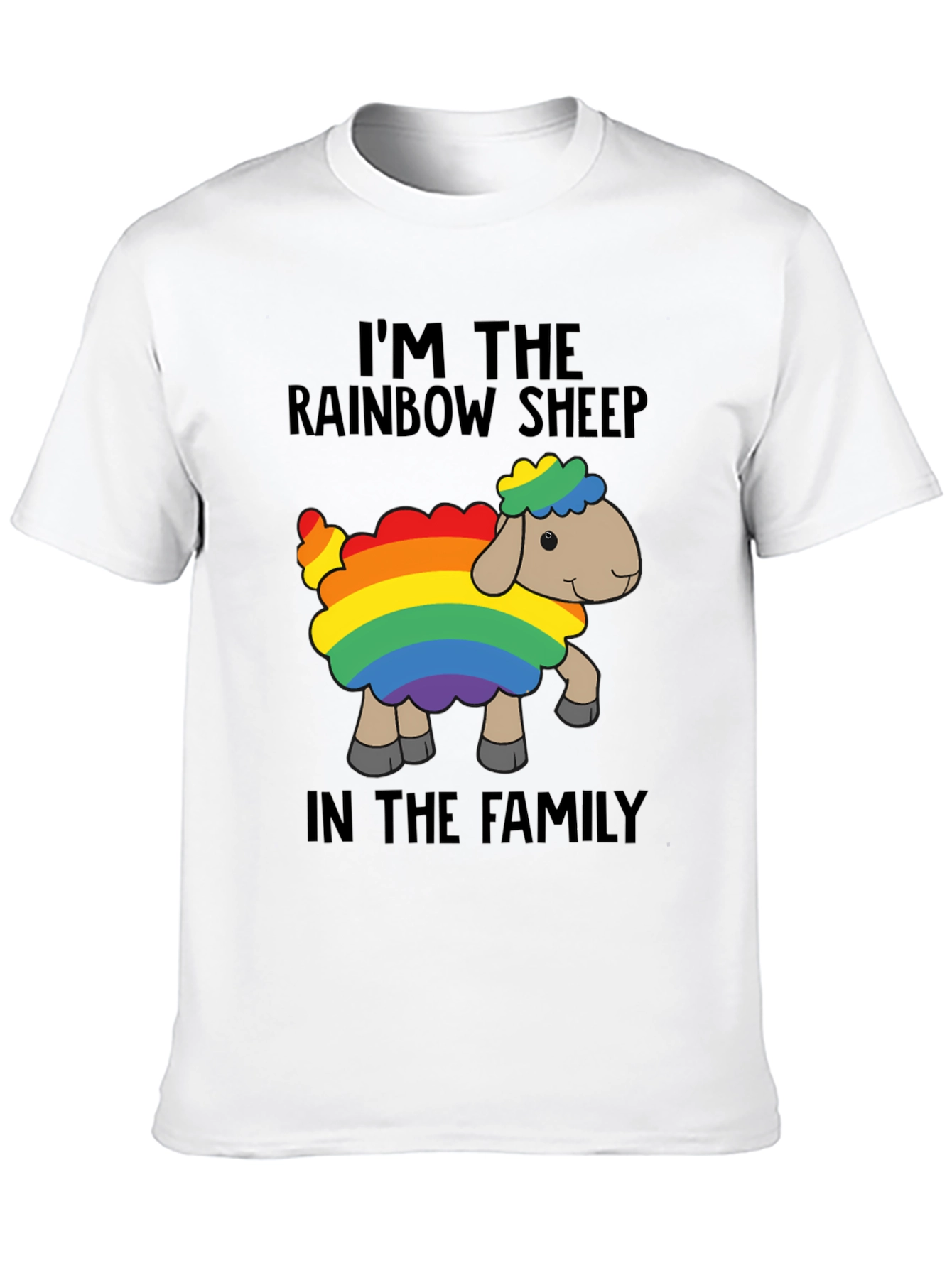 Rainbow Sheep T-Shirt - Pride Family Tee