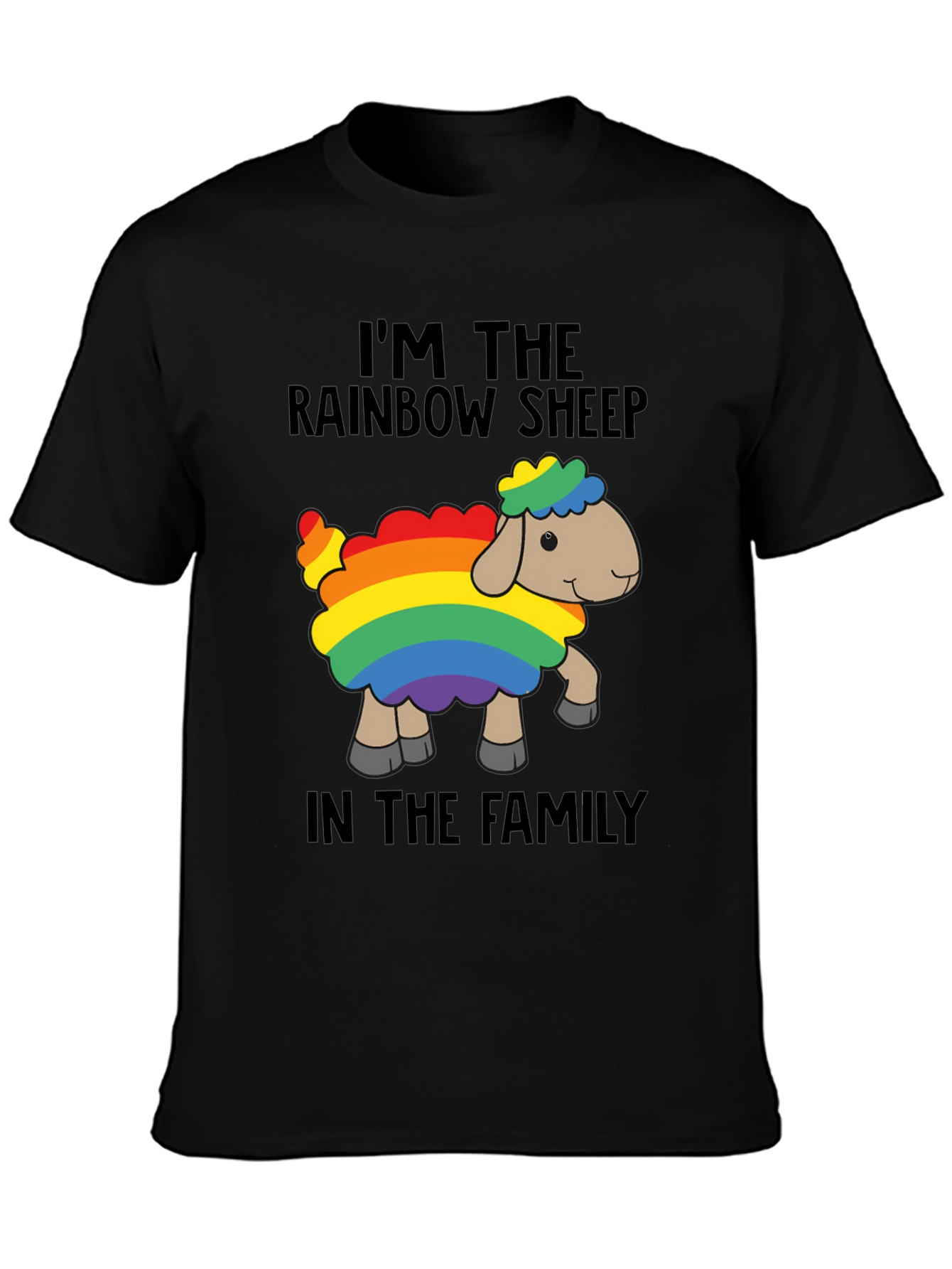 Rainbow Sheep T-Shirt - Pride Family Tee