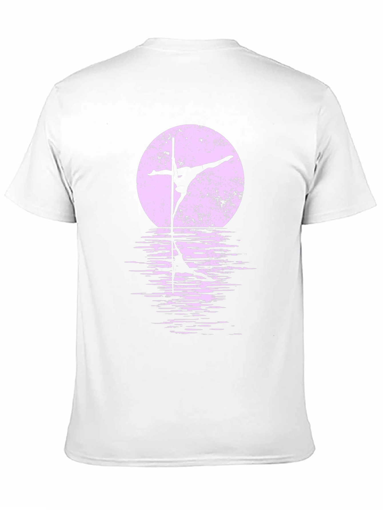 Pole Dancer Moon Silhouette Graphic Tee