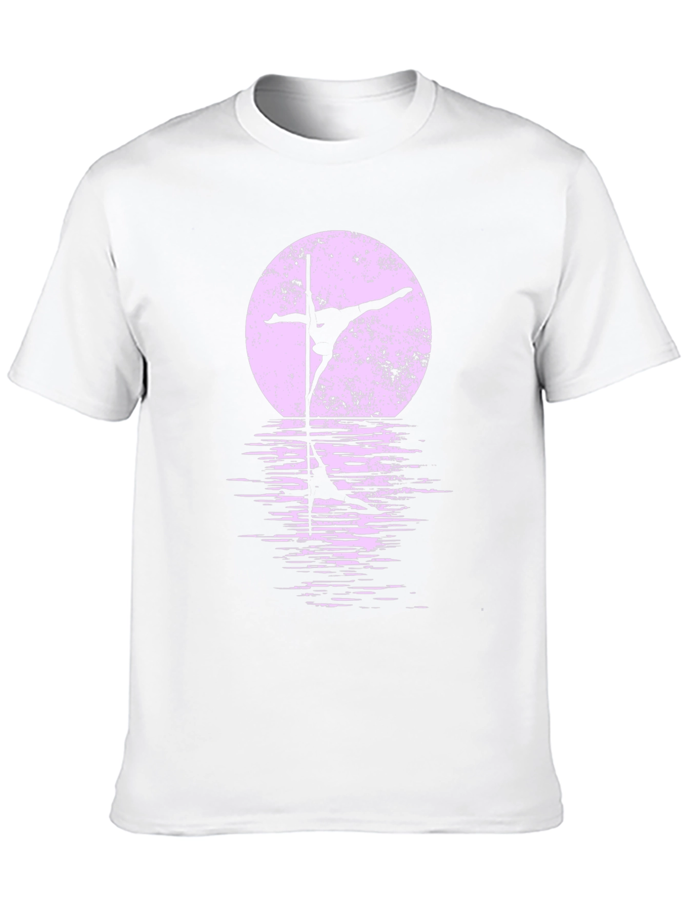 Pole Dancer Moon Silhouette Graphic Tee
