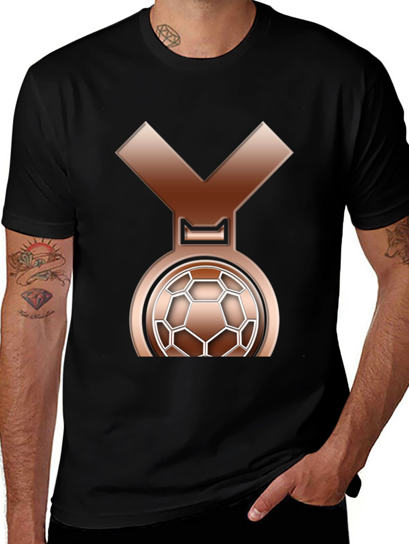 Bronze Medal Soccer Fan T-Shirt