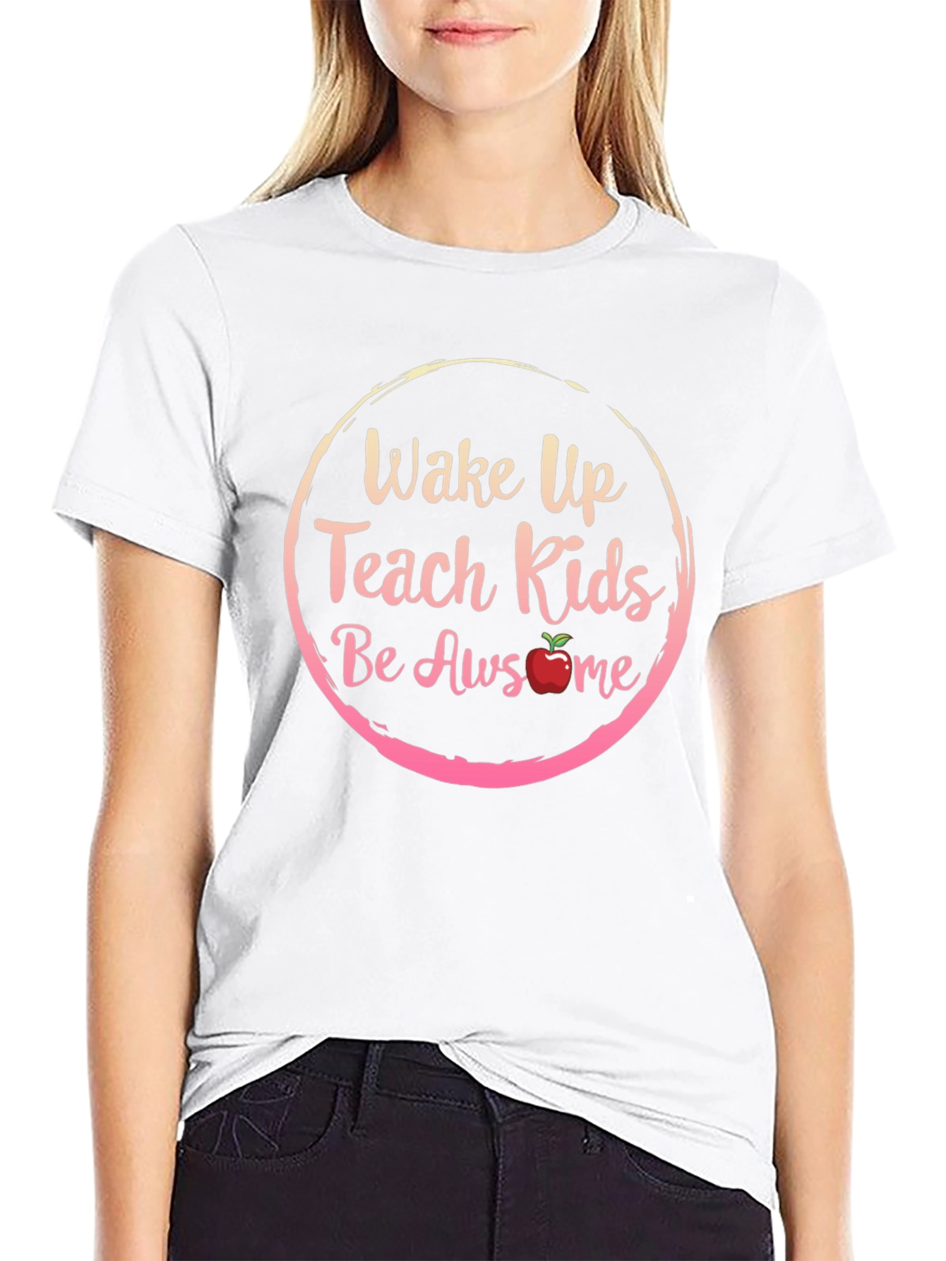 Wake Up Teach Kids Be Awesome T-Shirt