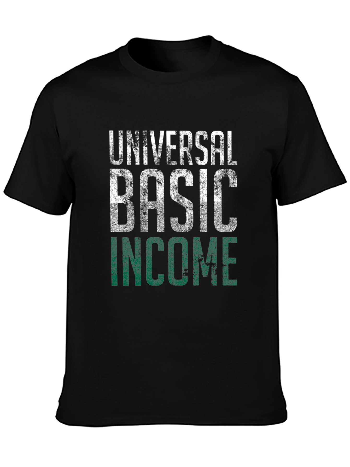 Universal Basic Income UBI Black T-Shirt