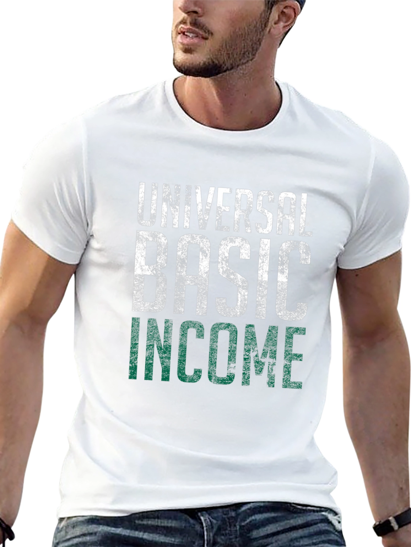Universal Basic Income UBI Black T-Shirt
