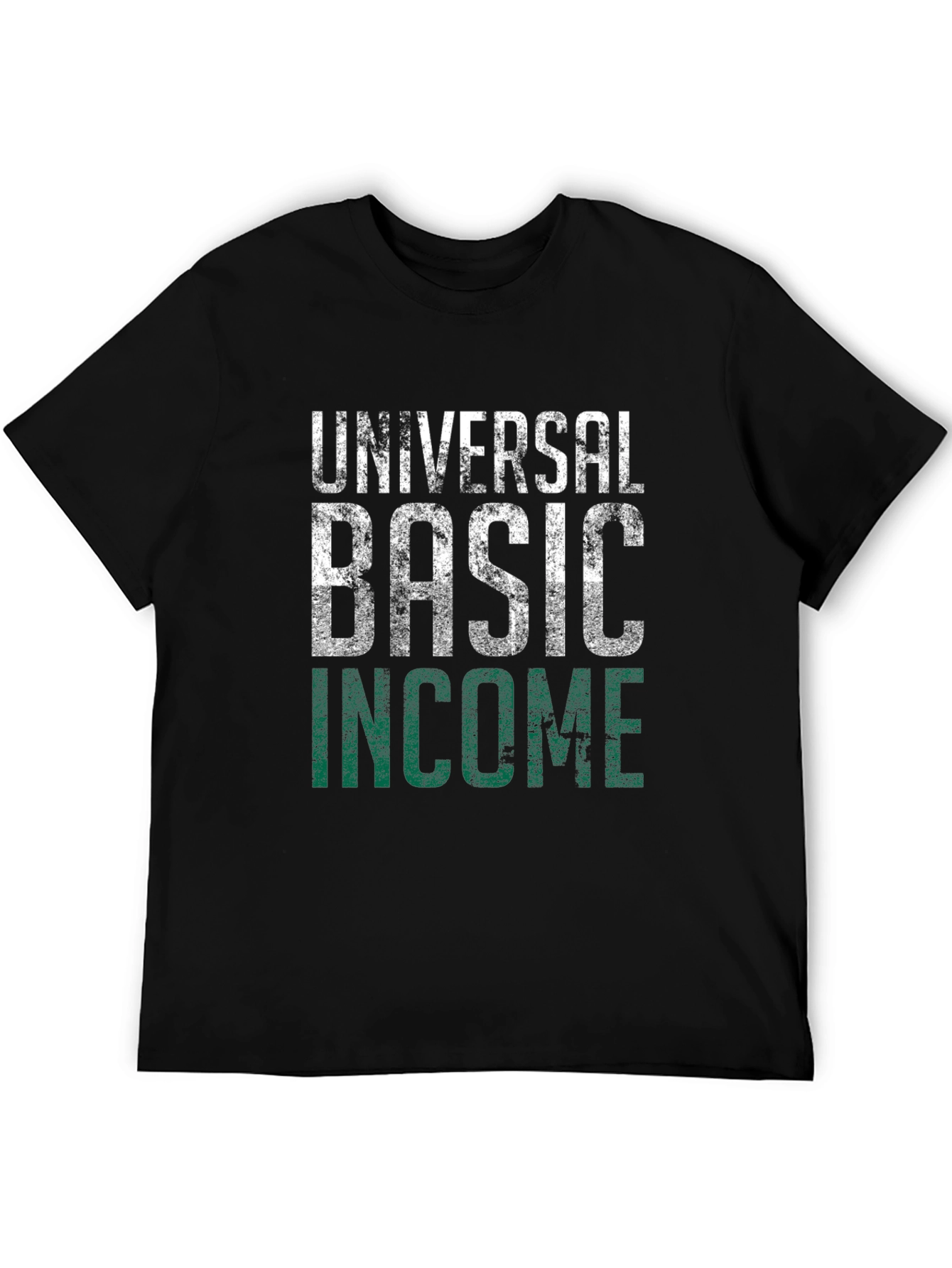 Universal Basic Income UBI Black T-Shirt