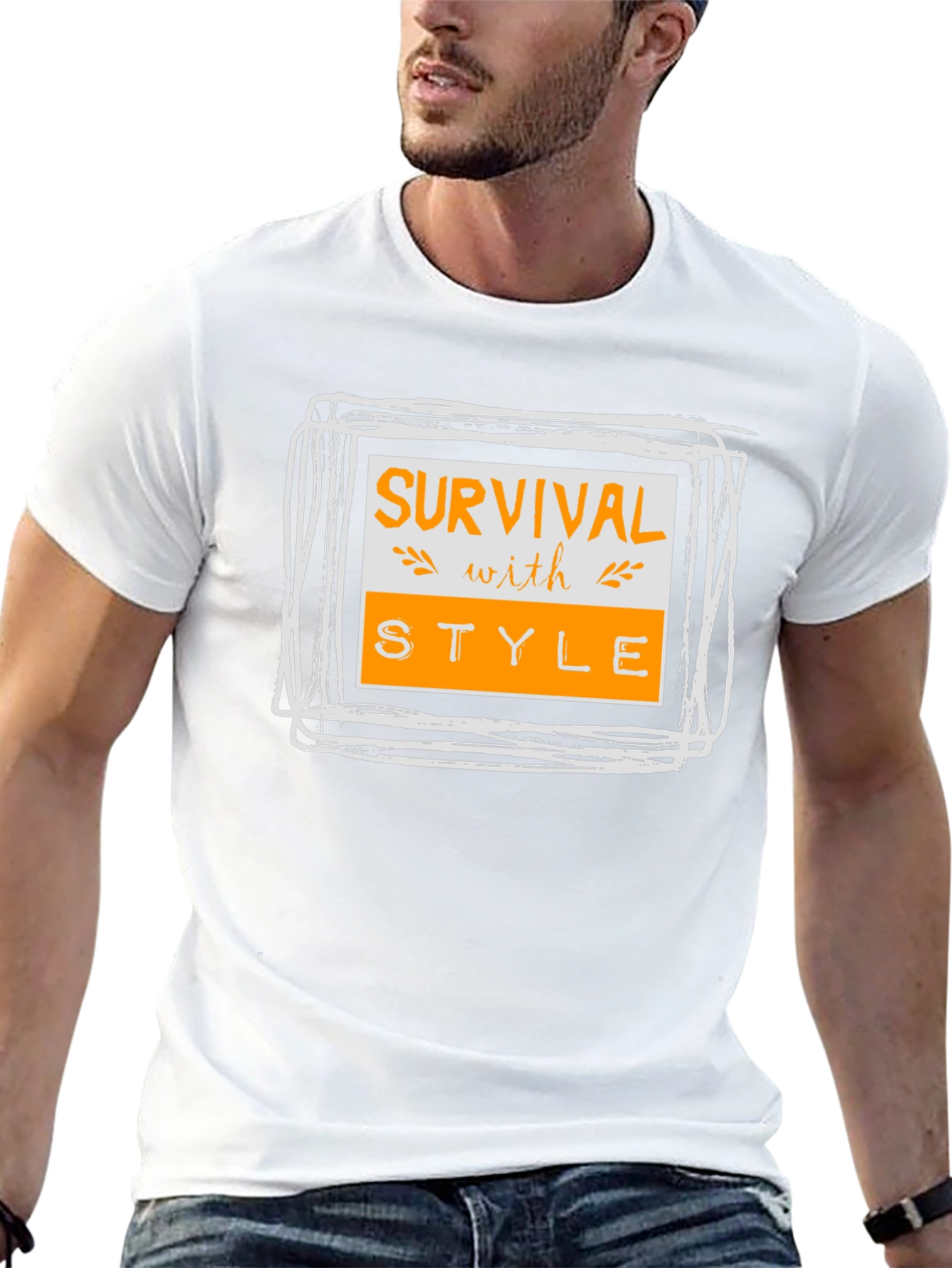 Survival with Style Graphic Tee - Black T-Shirt