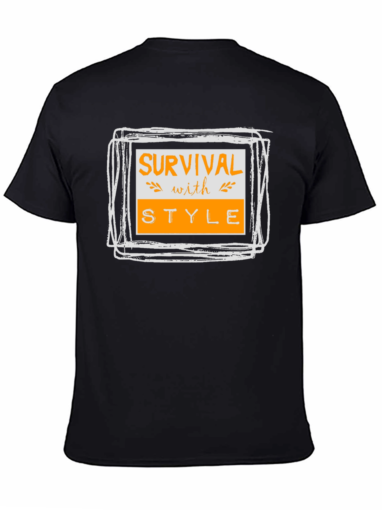 Survival with Style Graphic Tee - Black T-Shirt